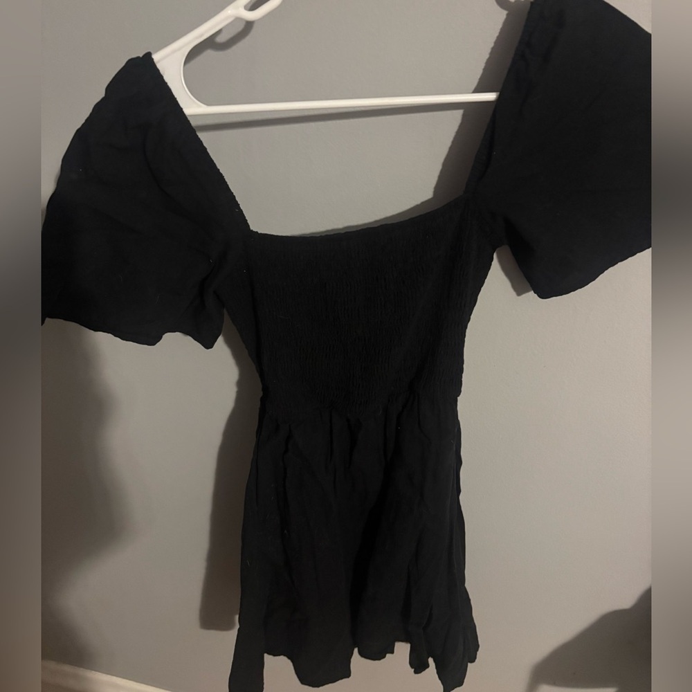 Princess Polly Black Ruffled Dress size 4 - Picture 2 of 7